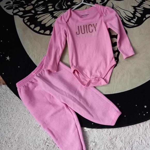 Juicy couture baby onesie w/ matching sweatpants! - Picture 1 of 3